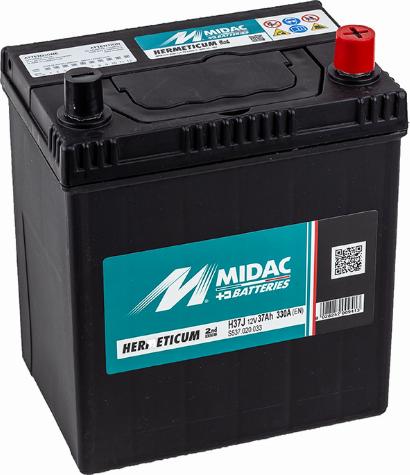 MIDAC H37J - Startera akumulatoru baterija www.autospares.lv