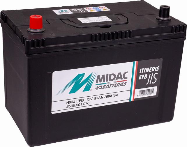 MIDAC IT95J EFB - Startera akumulatoru baterija www.autospares.lv