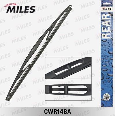 Miles CWR14BA - Stikla tīrītāja slotiņa www.autospares.lv