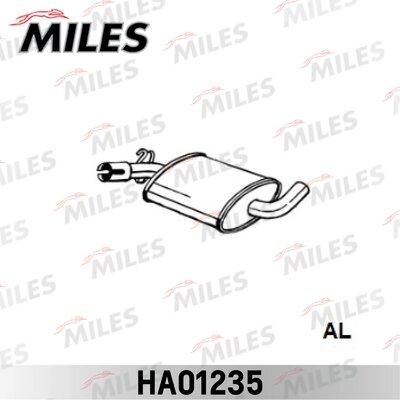 Miles HA01235 - Vidējais izpl. gāzu trokšņa slāpētājs www.autospares.lv