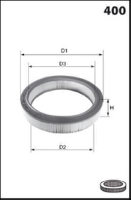 MISFAT P074A - Gaisa filtrs www.autospares.lv
