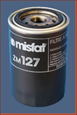 MISFAT ZM127 - Eļļas filtrs www.autospares.lv