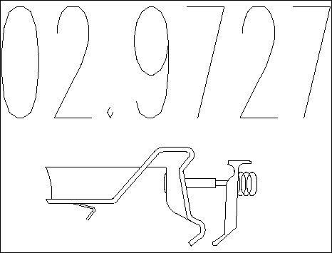 MTS 02.9727 - Kronšteins, Izplūdes gāzu sistēma www.autospares.lv