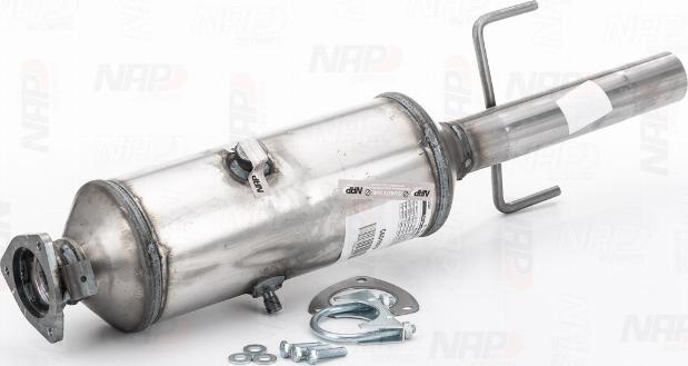 NAP CAD10079 - Nosēdumu / Daļiņu filtrs, Izplūdes gāzu sistēma www.autospares.lv