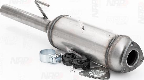 NAP CAD10077 - Nosēdumu / Daļiņu filtrs, Izplūdes gāzu sistēma www.autospares.lv