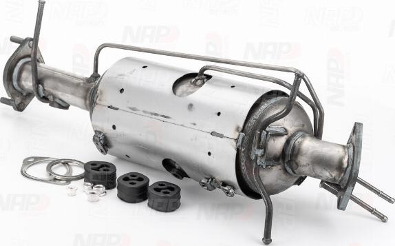 NAP CAD10138 - Nosēdumu / Daļiņu filtrs, Izplūdes gāzu sistēma www.autospares.lv