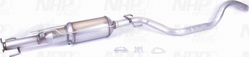 NAP CAD10210 - Nosēdumu / Daļiņu filtrs, Izplūdes gāzu sistēma www.autospares.lv