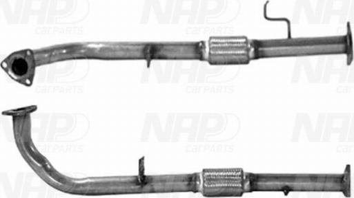 NAP CAF10104 - Izplūdes caurule www.autospares.lv