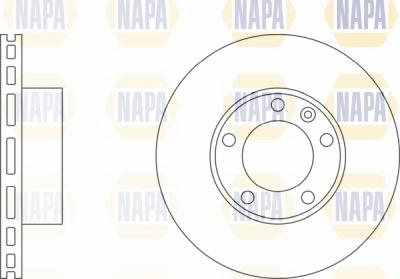 NAPA NBD5013 - Bremžu diski www.autospares.lv