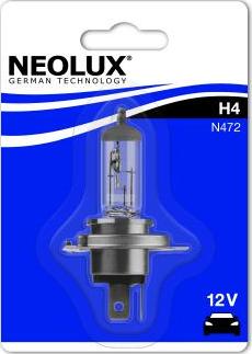 NEOLUX® N472-01B - Kvēlspuldze, Tālās gaismas lukturis www.autospares.lv