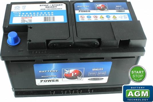 NPS U540L71B - Startera akumulatoru baterija www.autospares.lv
