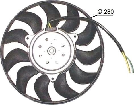 NRF 47616 - Ventilators, Motora dzesēšanas sistēma www.autospares.lv