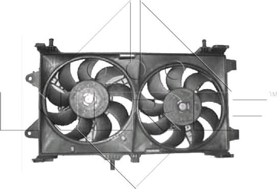 NRF 47802 - Ventilators, Motora dzesēšanas sistēma www.autospares.lv