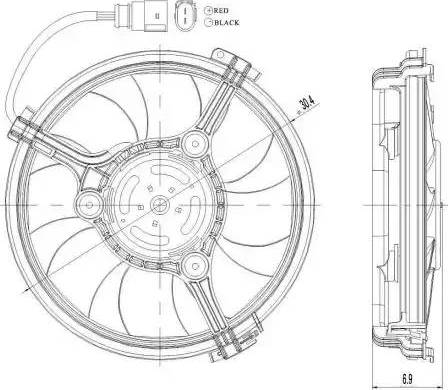 NRF 47208 - Ventilators, Motora dzesēšanas sistēma www.autospares.lv