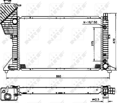 NRF 50574 - Radiators, Motora dzesēšanas sistēma www.autospares.lv