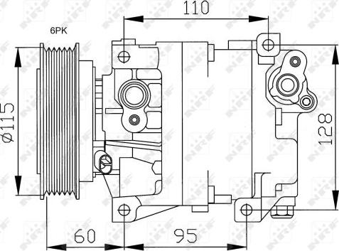NRF 32169G - Kompresors, Gaisa kond. sistēma www.autospares.lv