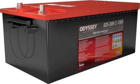 Odyssey Battery 625-DIN C-1500 - Startera akumulatoru baterija www.autospares.lv