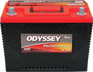 Odyssey Battery ODP-AGM34 - Startera akumulatoru baterija www.autospares.lv
