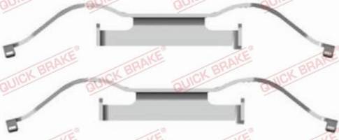 OJD Quick Brake 109-1681 - Piederumu komplekts, Disku bremžu uzlikas www.autospares.lv