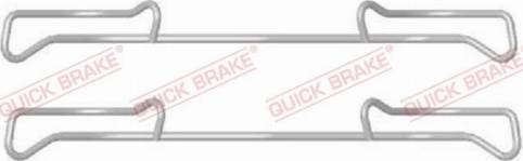 OJD Quick Brake 1091678 - Piederumu komplekts, Disku bremžu uzlikas www.autospares.lv