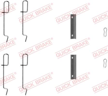 OJD Quick Brake 1091125 - Piederumu komplekts, Disku bremžu uzlikas www.autospares.lv