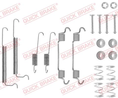 OJD Quick Brake 105-0709 - Piederumu komplekts, Bremžu loki www.autospares.lv