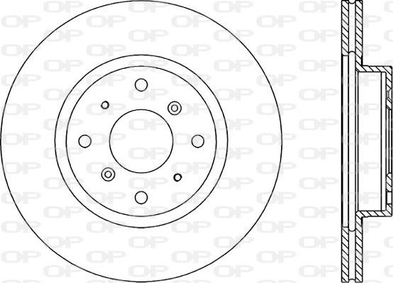 Open Parts BDR1052.20 - Bremžu diski www.autospares.lv