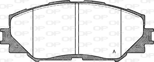 Open Parts BPA1232.00 - Bremžu uzliku kompl., Disku bremzes www.autospares.lv