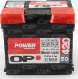 Open Parts BY050L1.00 - Startera akumulatoru baterija www.autospares.lv