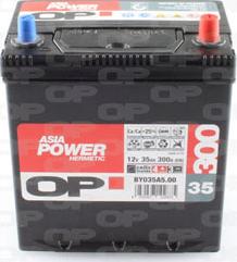 Open Parts BY035A5.00 - Startera akumulatoru baterija www.autospares.lv