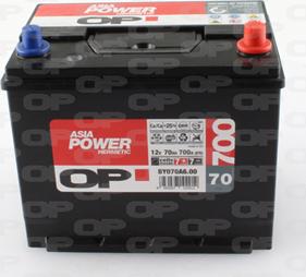 Open Parts BY070A6.00 - Startera akumulatoru baterija www.autospares.lv