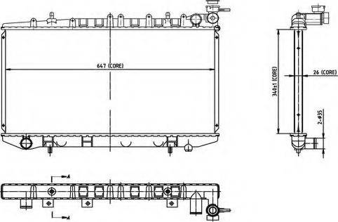 Ordonez 2066038 - Radiators, Motora dzesēšanas sistēma www.autospares.lv