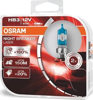 Osram 9005NL-HCB - Kvēlspuldze, Tālās gaismas lukturis www.autospares.lv