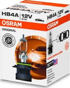 Osram 9006XS - Kvēlspuldze, Tālās gaismas lukturis www.autospares.lv