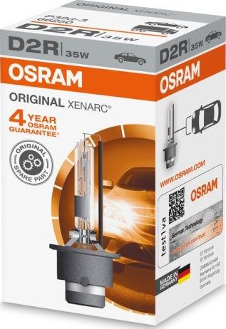 Osram 66250XENARC - Kvēlspuldze, Tālās gaismas lukturis www.autospares.lv