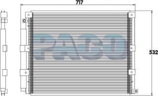 PACO PL3316 - Kondensators, Gaisa kond. sistēma www.autospares.lv