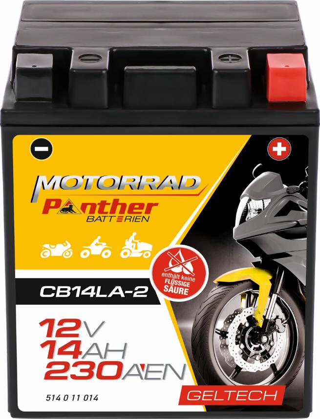 PANTHER GB.5141177 - Startera akumulatoru baterija www.autospares.lv