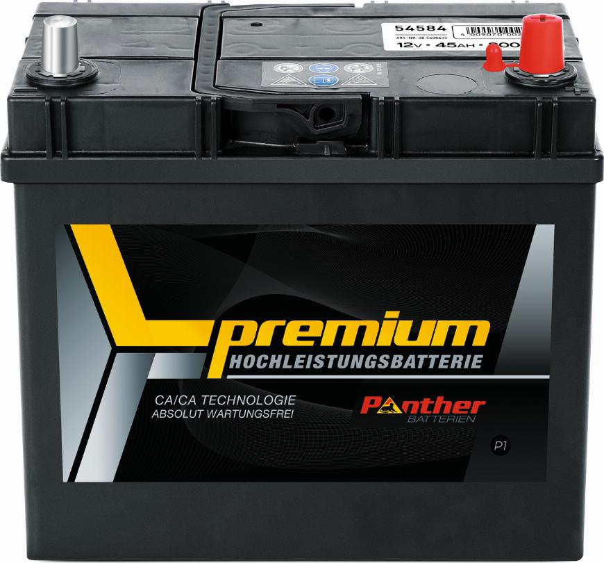 PANTHER SB.5458433n - Startera akumulatoru baterija www.autospares.lv