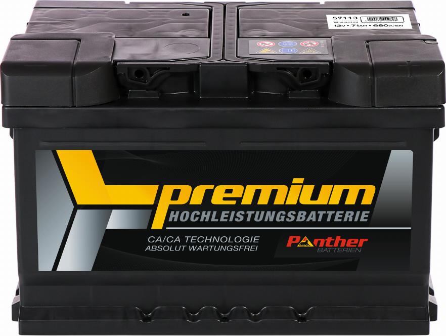 PANTHER SB.5711333n - Startera akumulatoru baterija www.autospares.lv