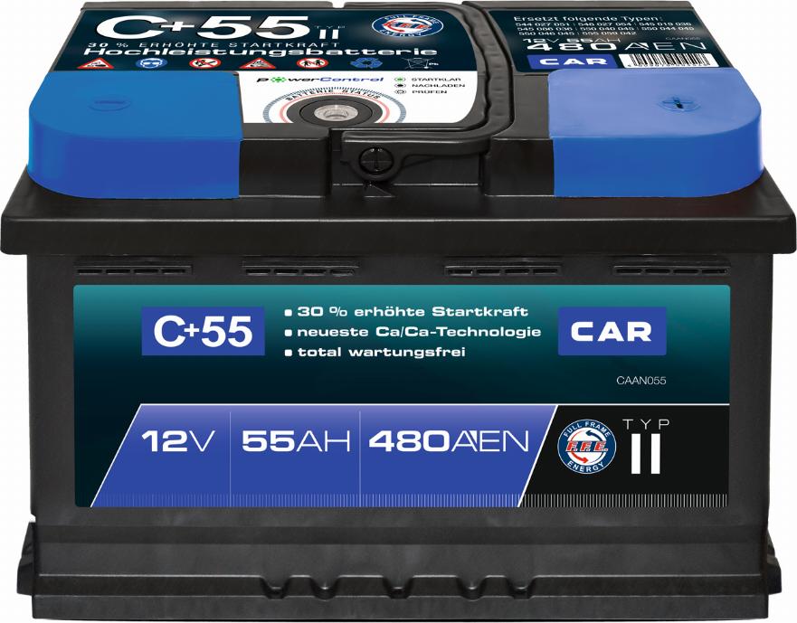 PANTHER SB.C55 - Startera akumulatoru baterija www.autospares.lv