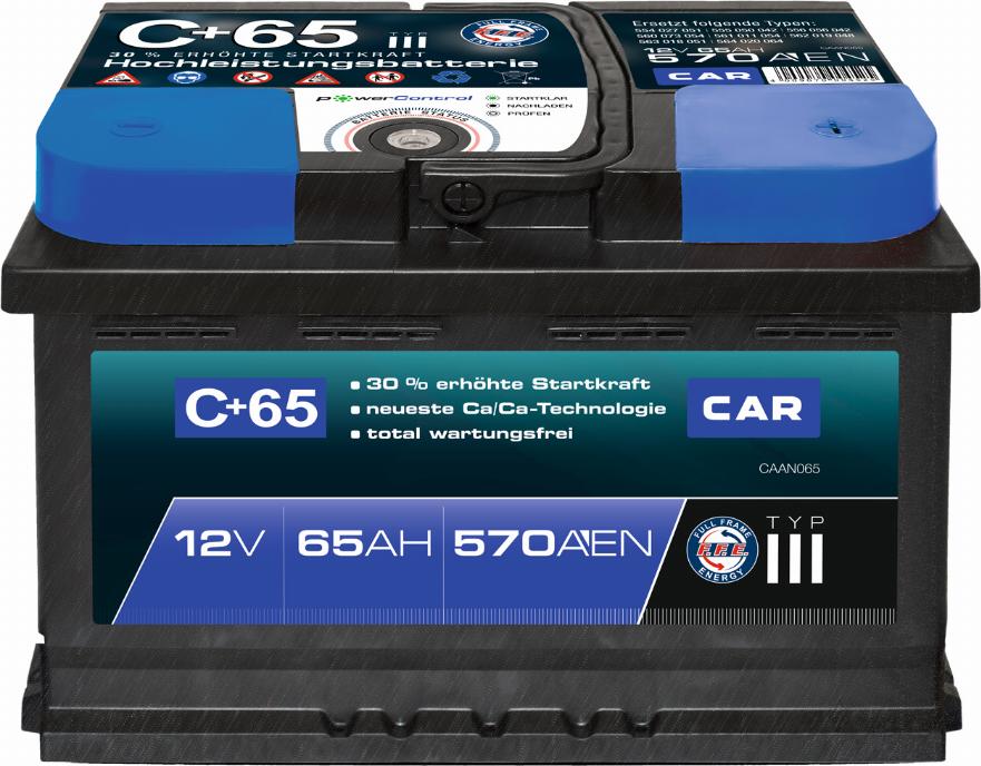 PANTHER SB.C65 - Startera akumulatoru baterija www.autospares.lv
