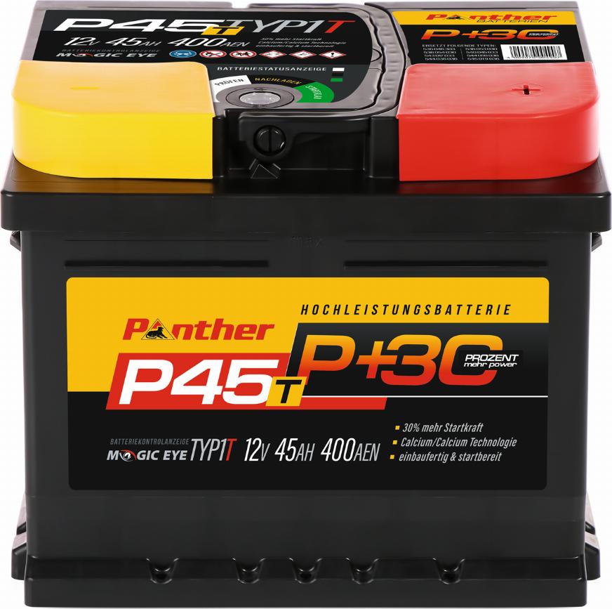 PANTHER SB.P45T - Startera akumulatoru baterija www.autospares.lv