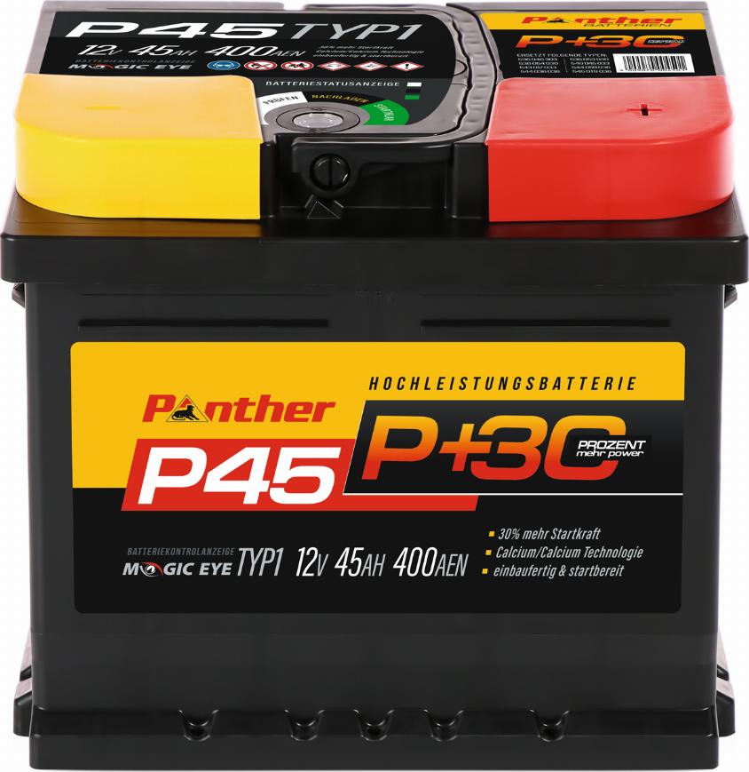 PANTHER SB.P45 - Startera akumulatoru baterija www.autospares.lv