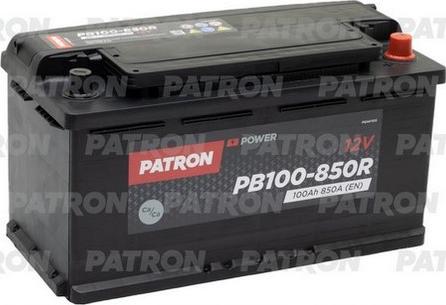 Patron PB100-850R - Startera akumulatoru baterija www.autospares.lv