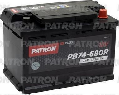 Patron PB74-680R - Startera akumulatoru baterija www.autospares.lv