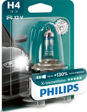 PHILIPS 12342XV+B1 - Kvēlspuldze, Tālās gaismas lukturis www.autospares.lv