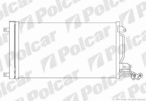 Polcar 9533K8C1 - Kondensators, Gaisa kond. sistēma www.autospares.lv