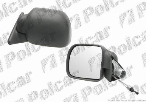 Polcar 6031522M - Ārējais atpakaļskata spogulis www.autospares.lv