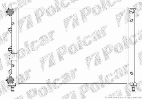 Polcar 140408A3 - Radiators, Motora dzesēšanas sistēma www.autospares.lv