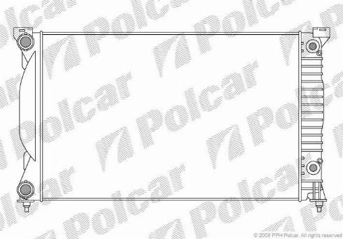 Polcar 133408-2 - Radiators, Motora dzesēšanas sistēma www.autospares.lv